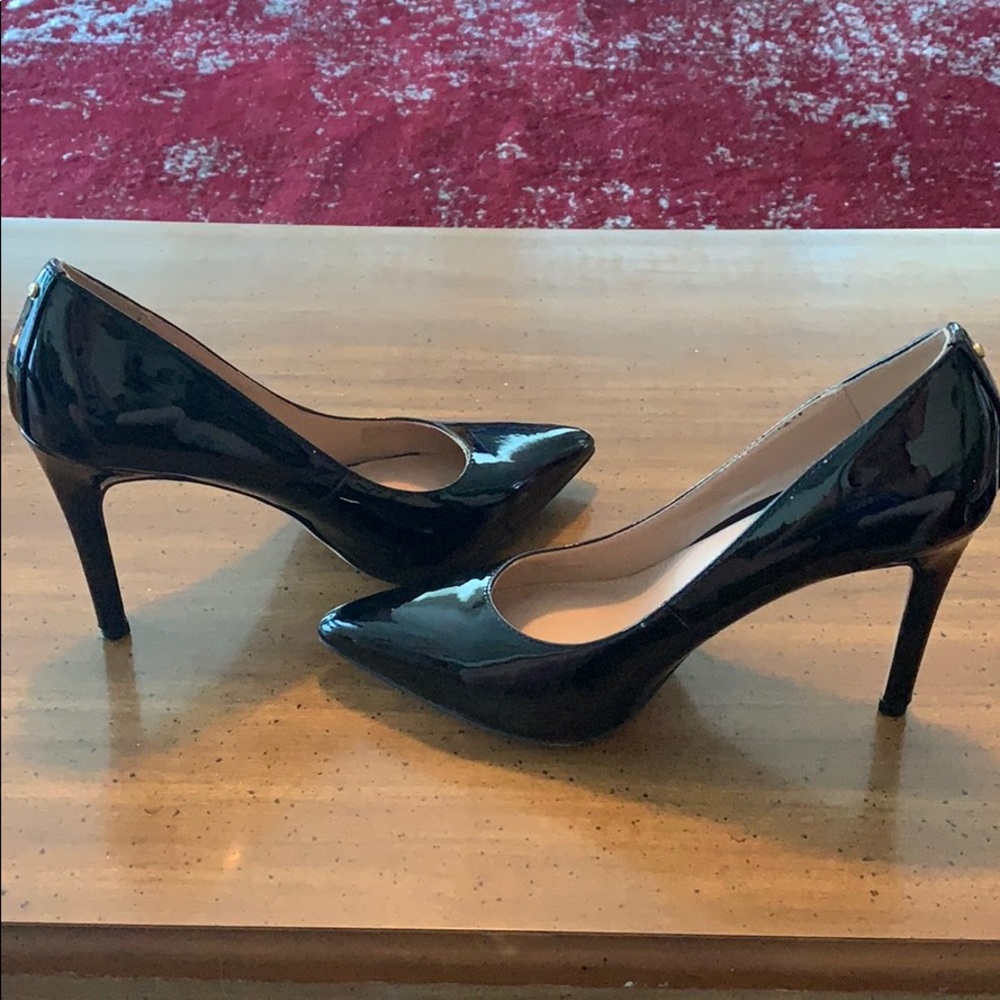 BCBGeneration Black Patent Pointed Stiletto